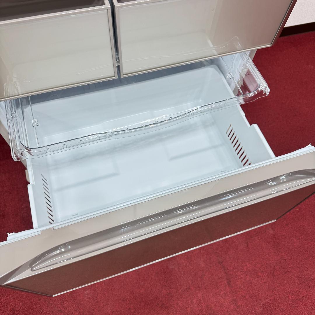 23区送料無料　美品日立6ドア冷蔵庫　2019年製475L　洗浄/除菌済み