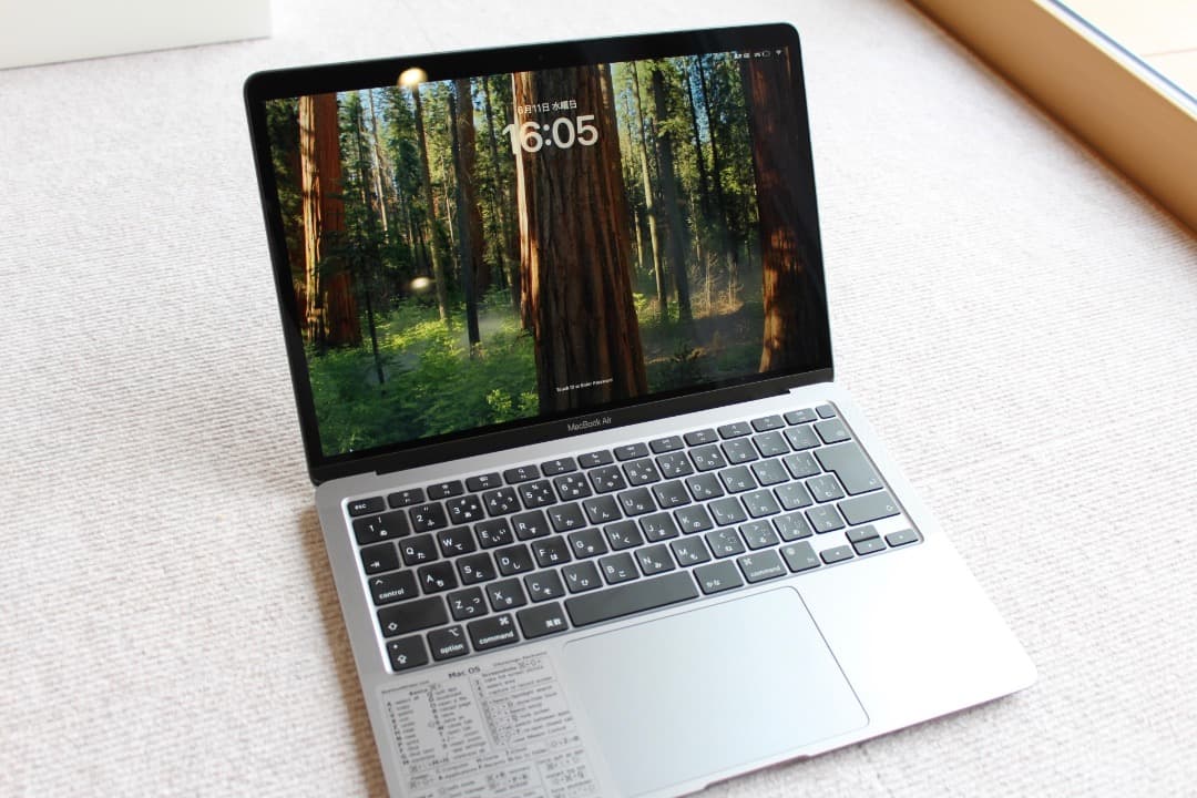 【極美品】M1チップ MacBookAir 2020 メモリ16GB 512GB