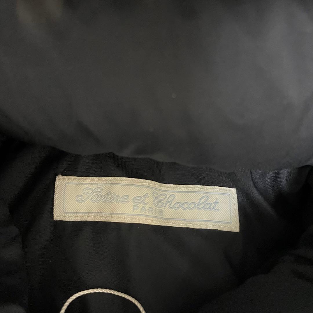 【新品未使用】TartineetChocolat ダウン　ポンチョ　ケープ