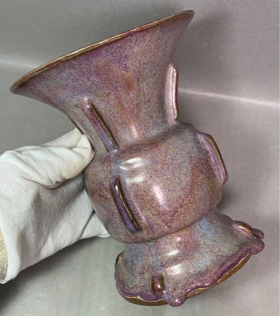 中国 尊式花入（出戟尊)　u6230109