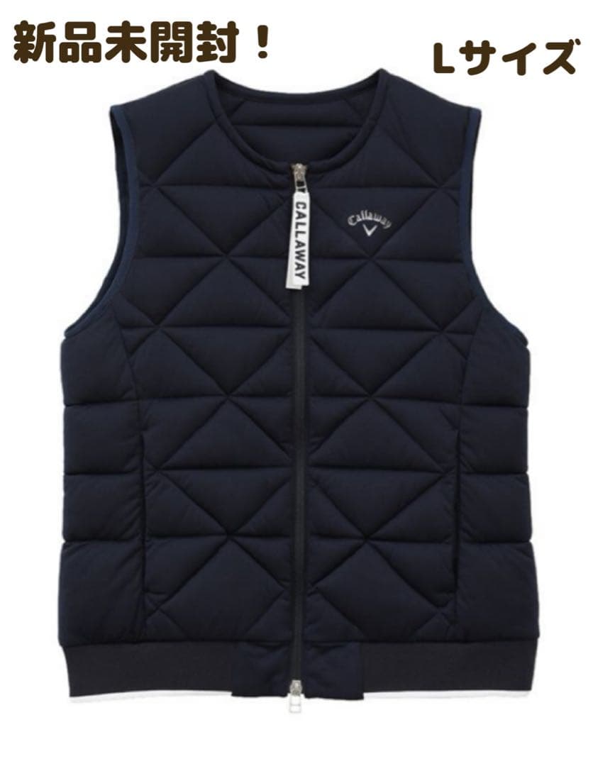 新品未開封！ Callaway スターストレッチ フルジップ 中綿 ベスト L