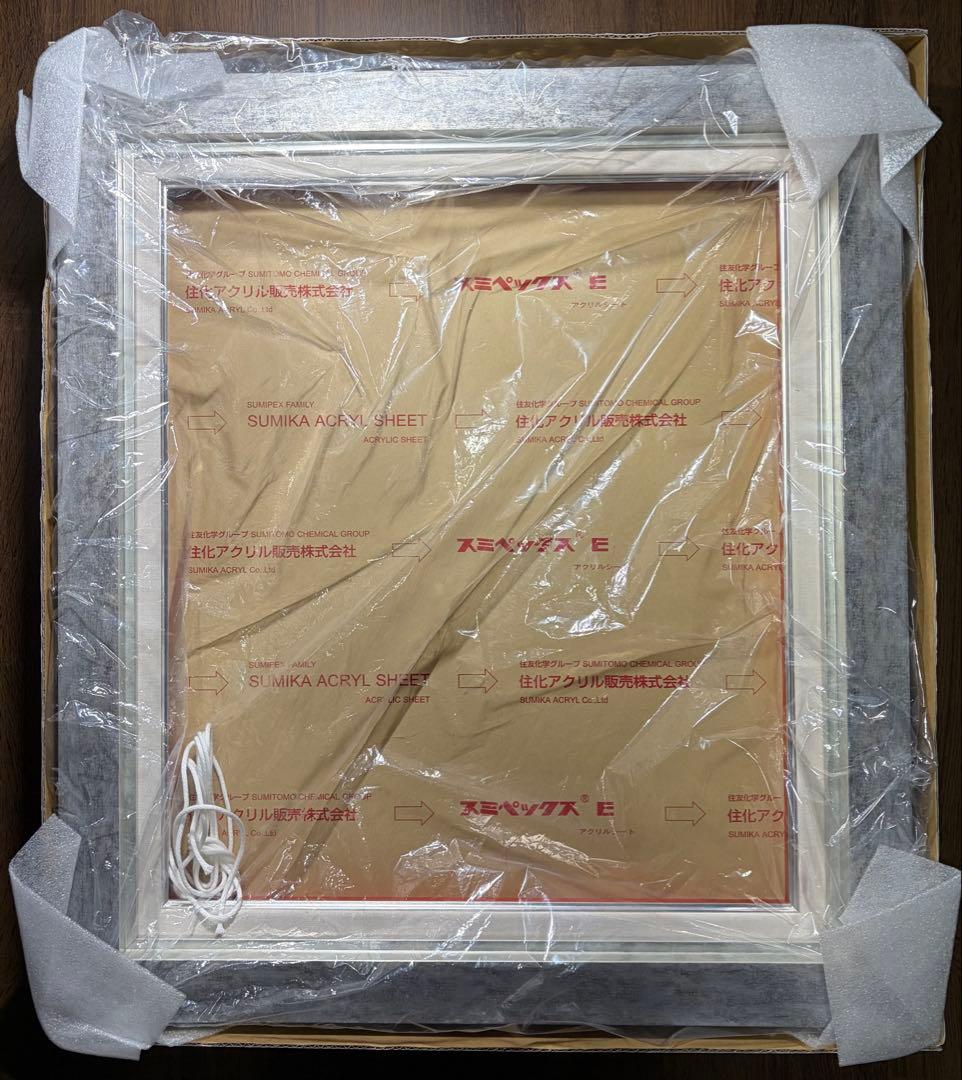 新品 高級イタリアモールディング油彩額 F10号