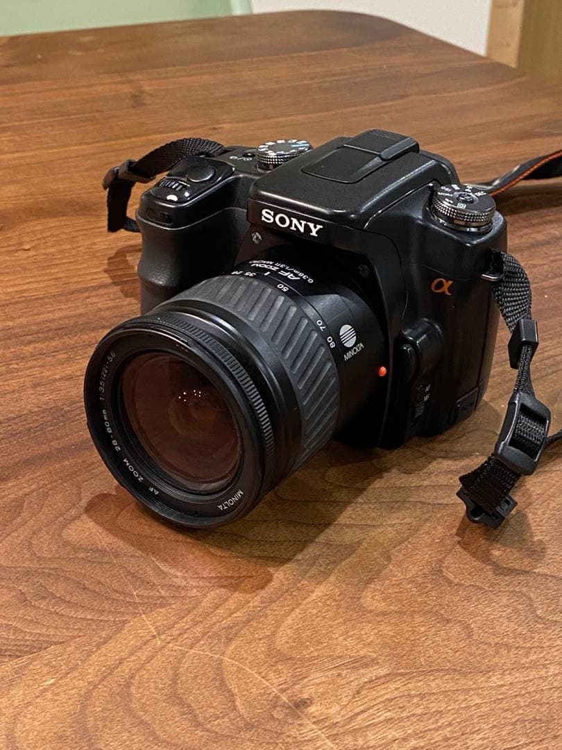 SONY α100 CCDデジタル一眼 75-300 28-80 2本動作品