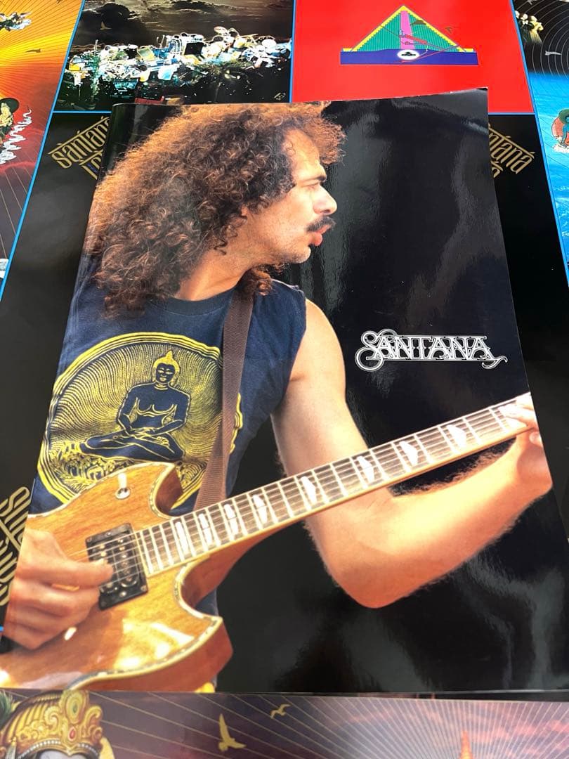 Santana Lotus ポスター 横尾忠則 サンタナ パンフ・カセット 付き