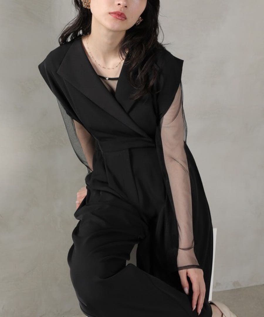 kana / niana セットアップ スタンドアウトカラーオールインパンツ　M