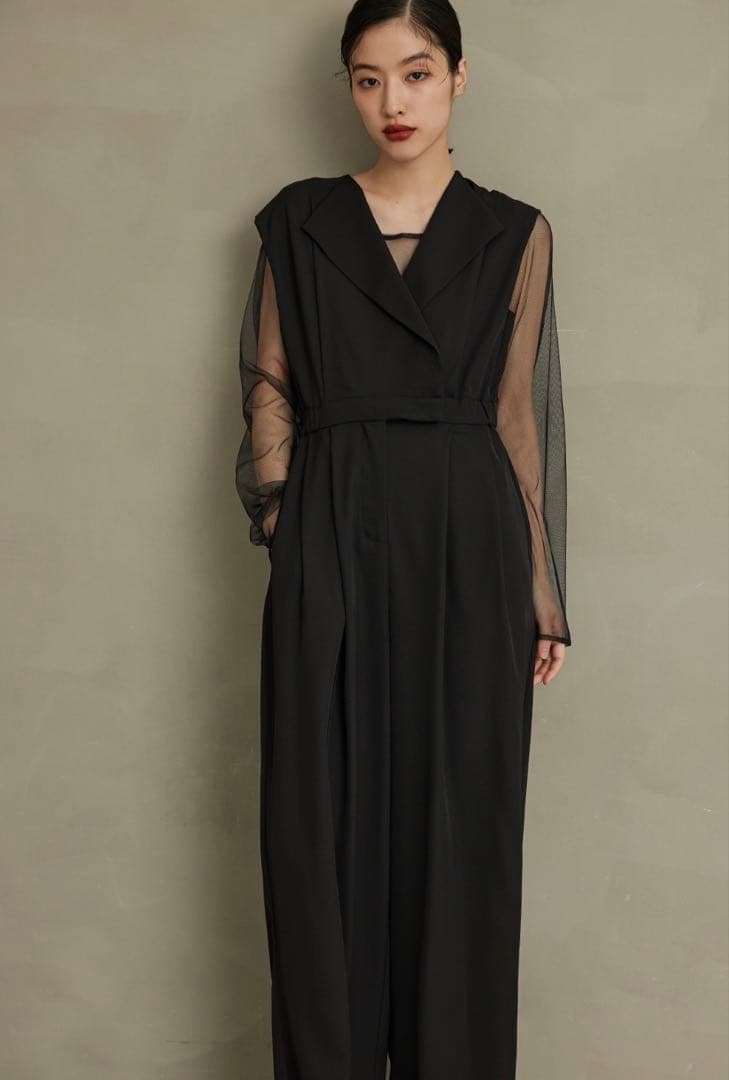 kana / niana セットアップ スタンドアウトカラーオールインパンツ　M