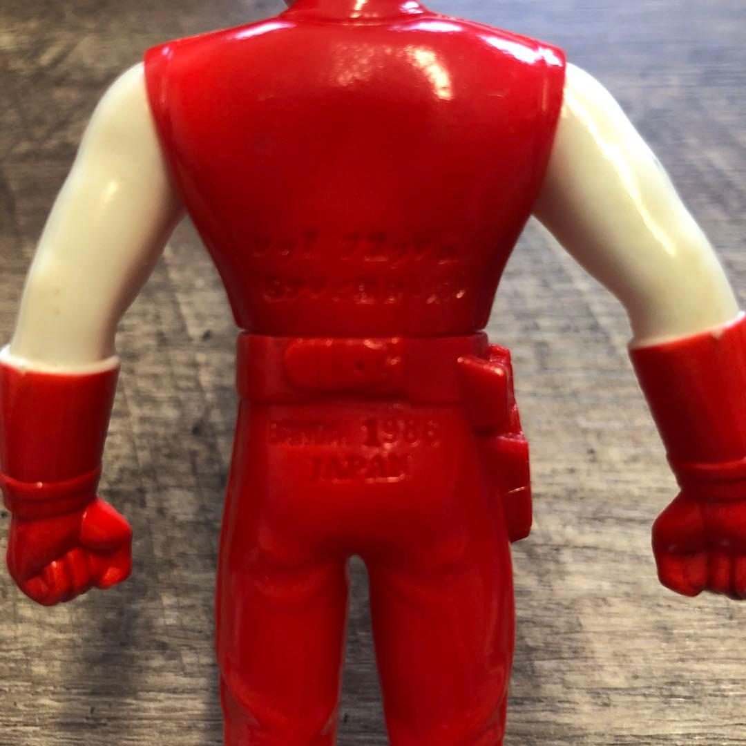 BANDAI 超新星フラッシュマン ソフビ 2体セット レッド ブルー