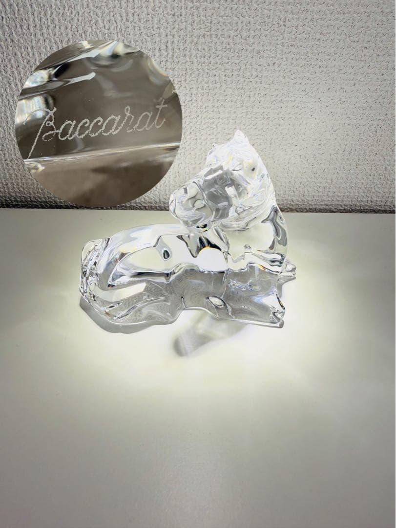 【極美品】　バカラ　馬　置物　フィギュア　干支　高級