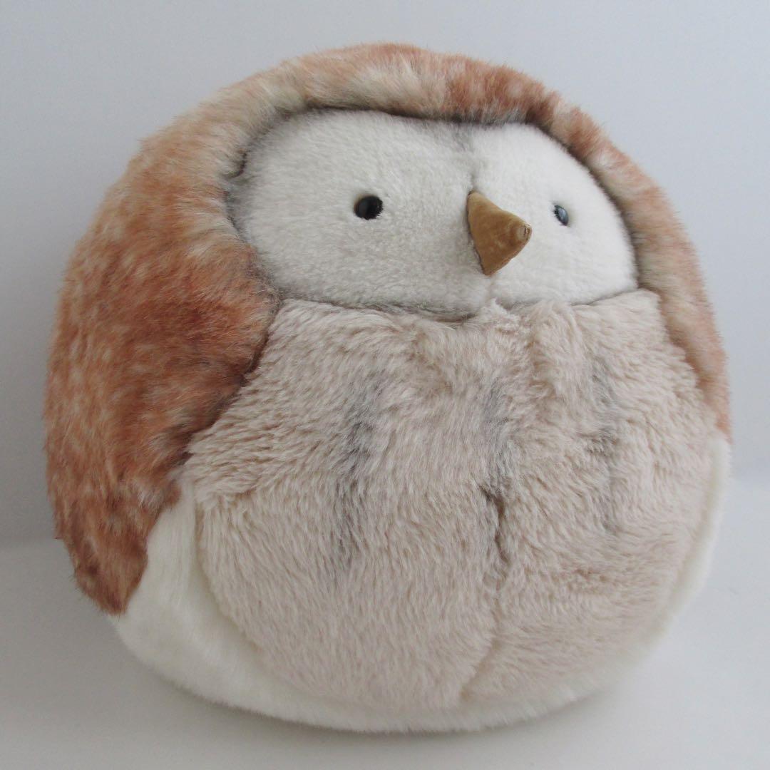 希少モンスイユ N.ルイーズ ふわふわ フクロウのぬいぐるみ ＬＬサイズ 日本製