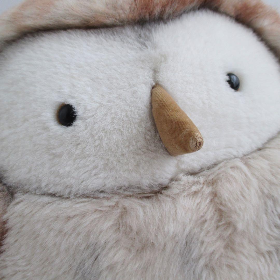 希少モンスイユ N.ルイーズ ふわふわ フクロウのぬいぐるみ ＬＬサイズ 日本製