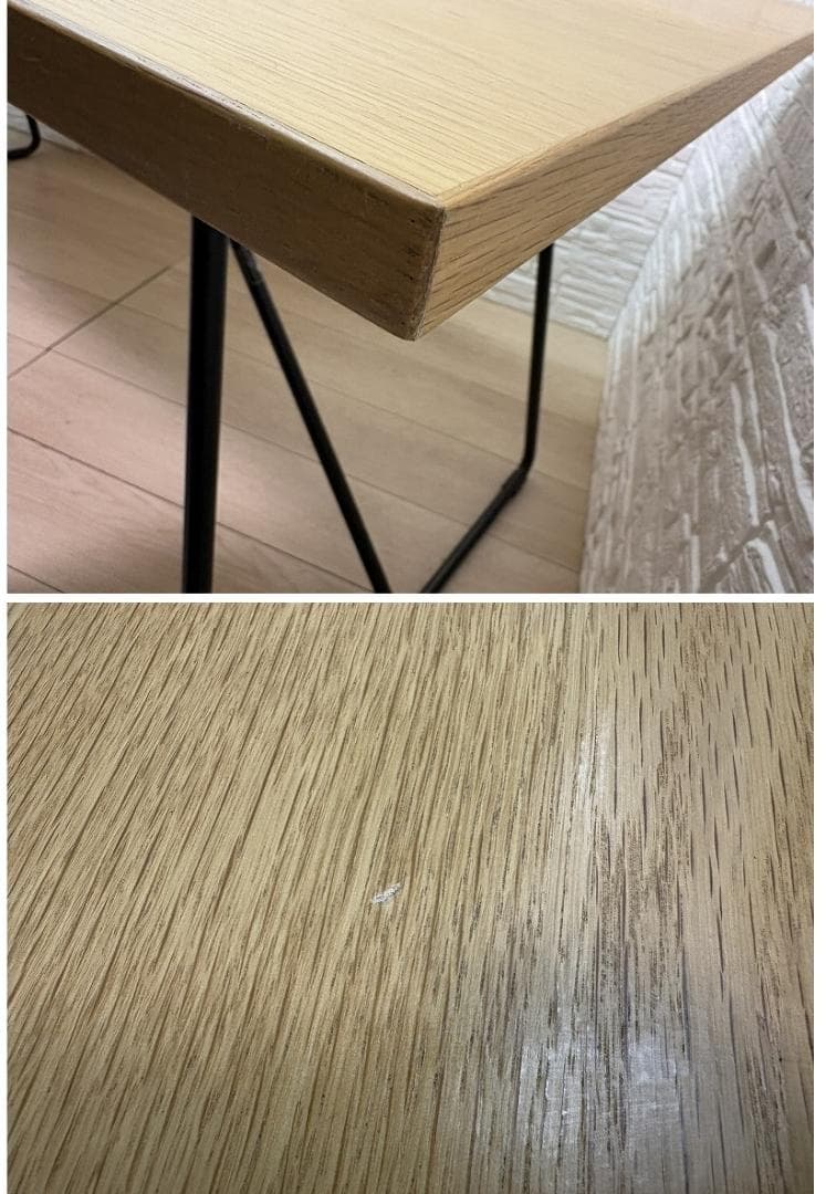 無印良品 折りたたみテーブル 幅160cm オーク材