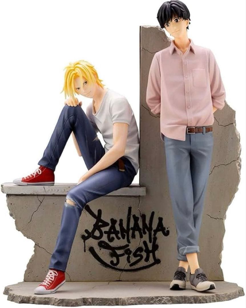 【開封品】ARTFX J BANANA FISH アッシュ＆英二 フィギュア