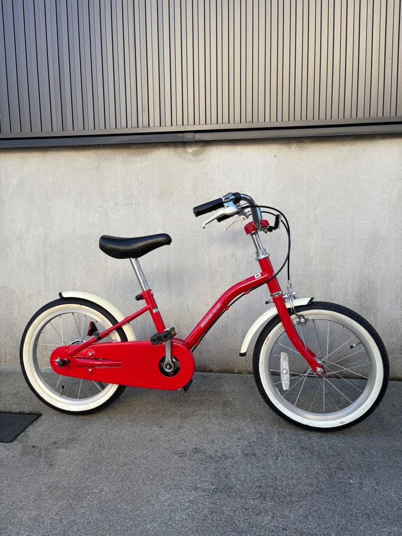 ✨【子ども用・赤い自転車】室内保管／状態良好 ✨あさひバイク　引き取り限定