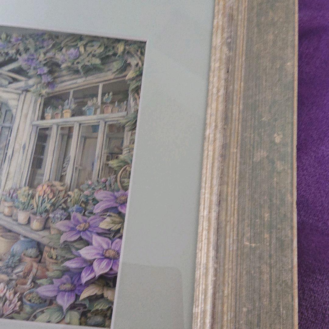 シャドーBOX 完成品  キムジャコブクレマチス