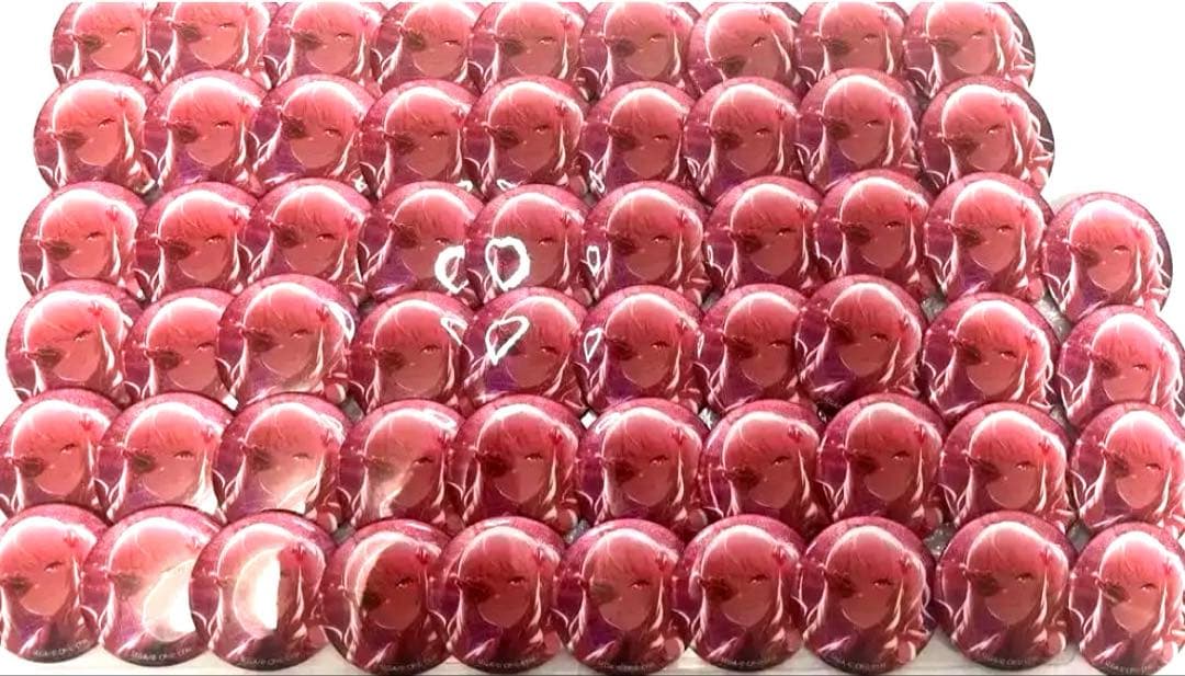 プロセカ グリッター缶バッジ 32B 暁山瑞希 58点セット