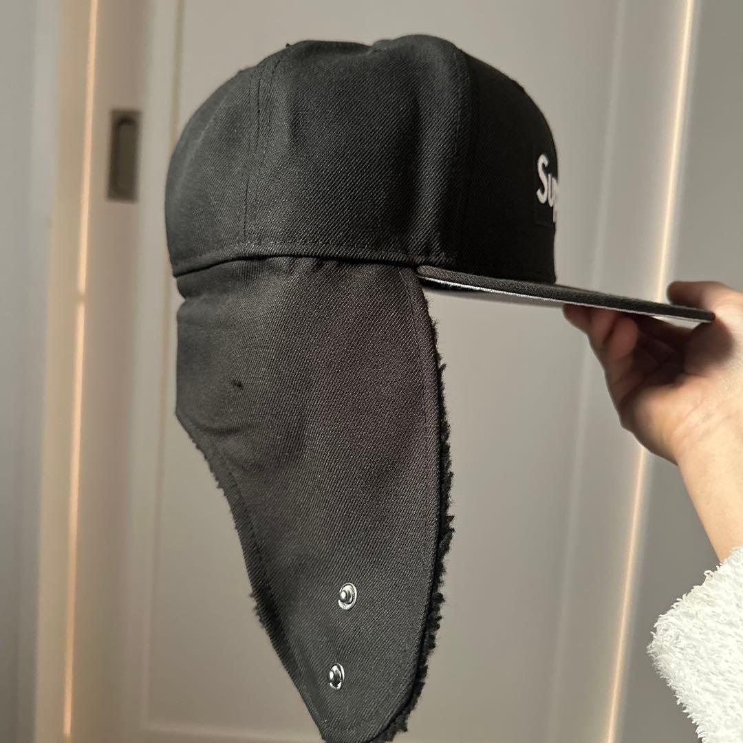 ヒ*キ様 Supreme×NEW ERA/21AWイヤーフラップ ボックス ロゴ