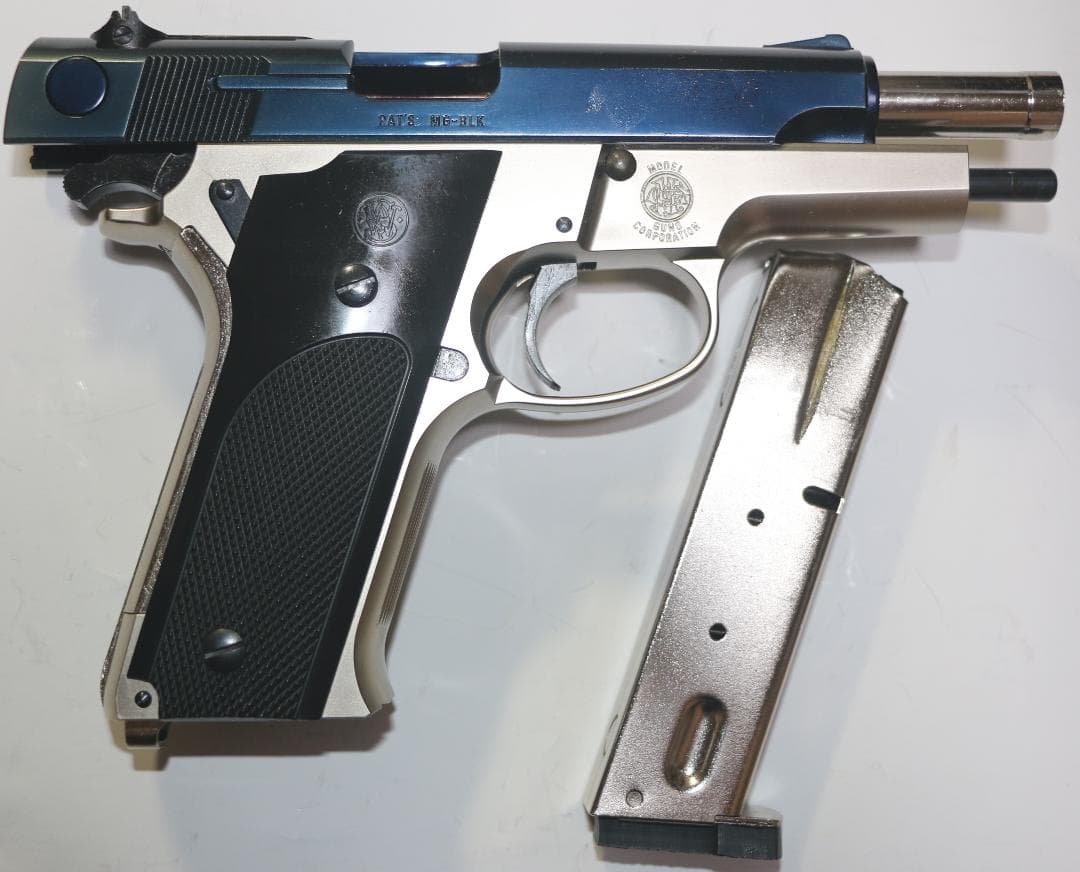 超希少ＭＧＣ製ABS樹脂モデルガン Ｓ＆Ｗ Ｍ５９フレームシルバー　ＳＰＧ合法品