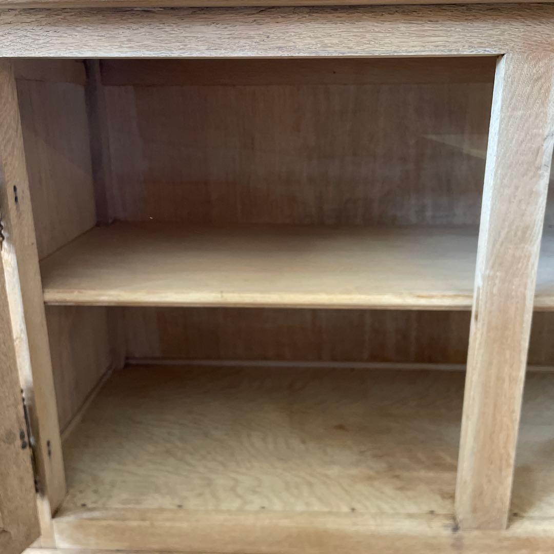 ビンテージ ガラス収納キャビネット ショーケース 食器棚