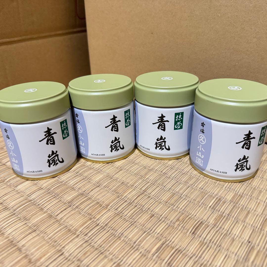 丸久小山園 抹茶 青嵐40g x4缶セット
