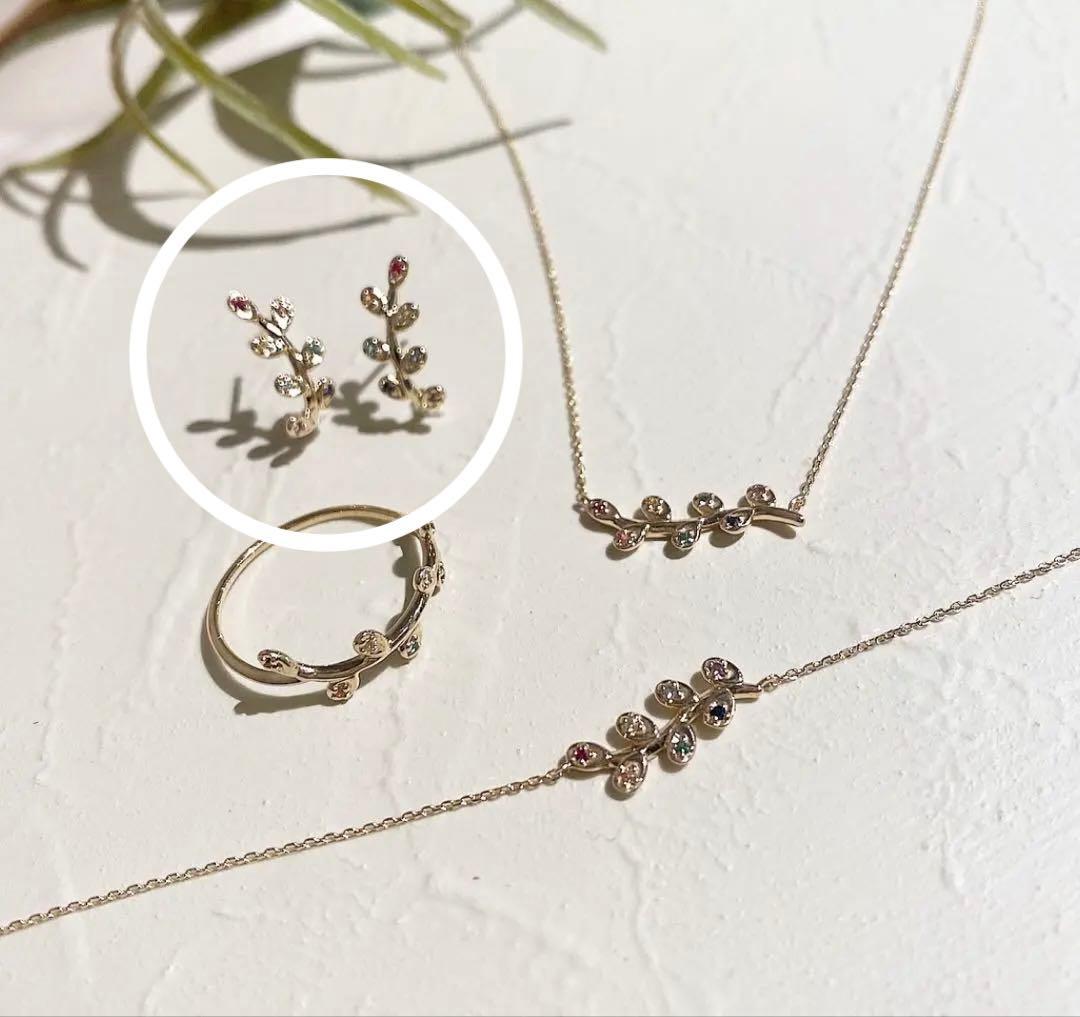 K10 MPG ete rainbow collection ピアス(両耳)