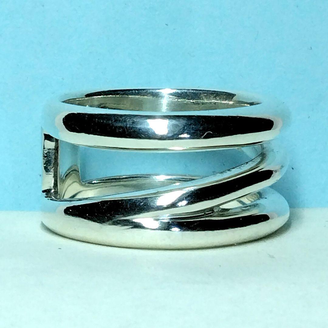 ティファニーダイアゴナルリング 13号　新品仕上げ　無傷未使用に近い