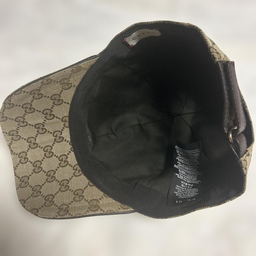 Gucci GGパターン ベージュキャップ