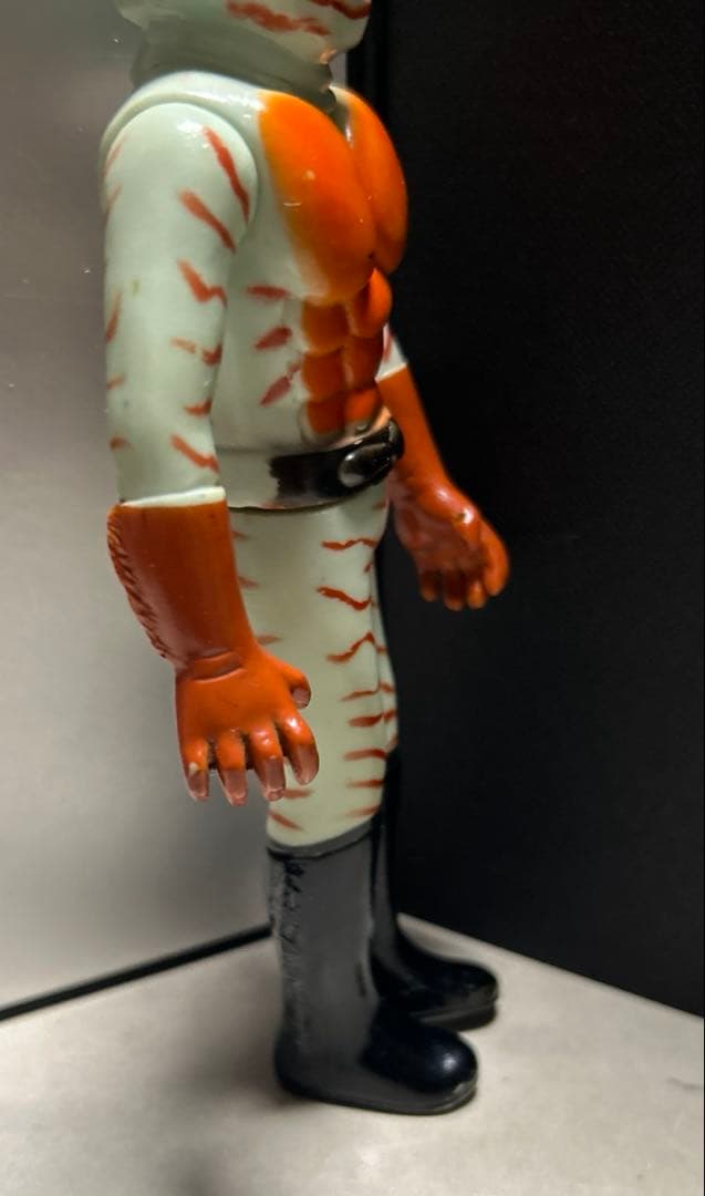 無版権　当時物 パチ 仮面ライダー　アマゾン　ソフビ　希少