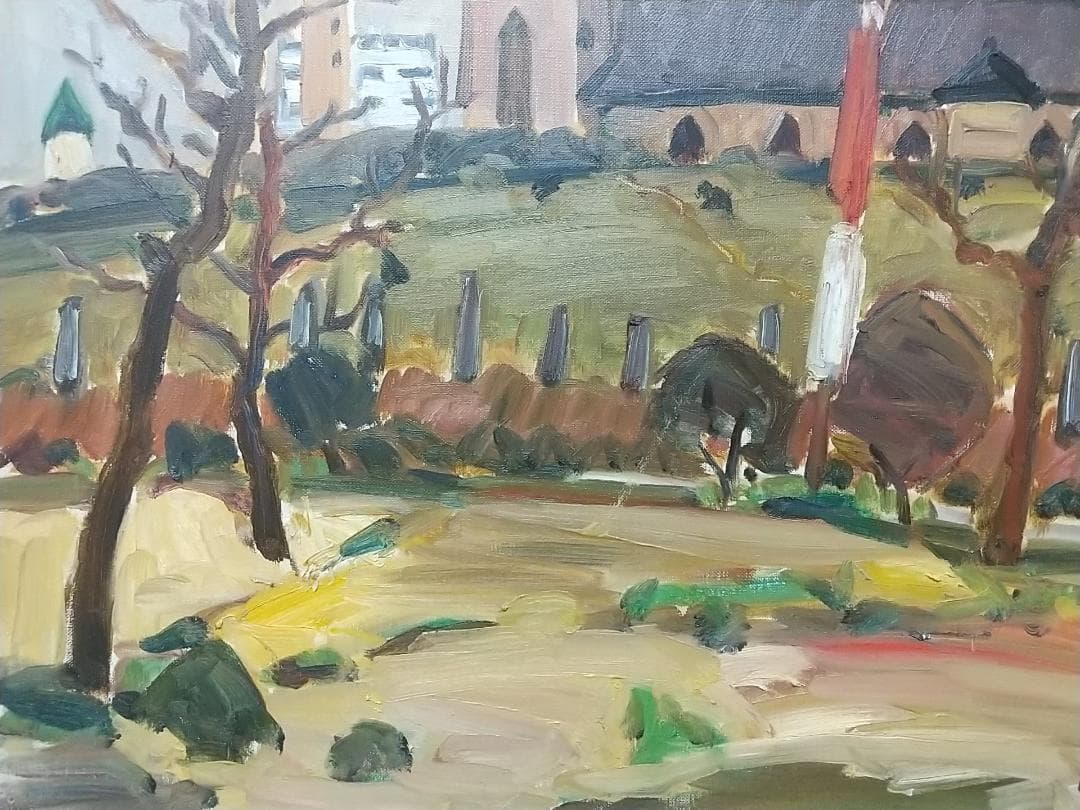 F10 「四谷所見」'66 絵画 油絵