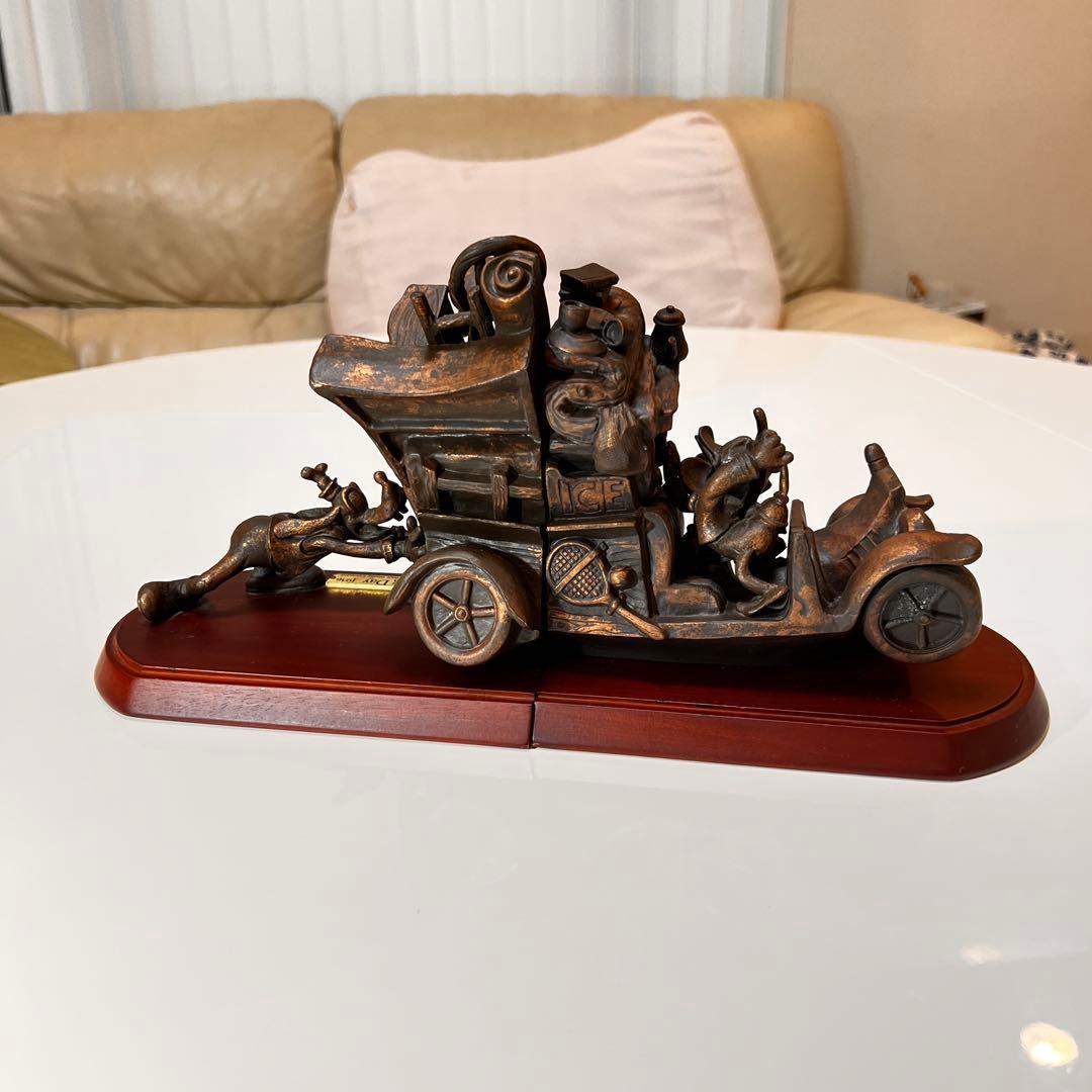 ディズニー ブロンズ風 ブックスタンドMoving Day 1936 限定品