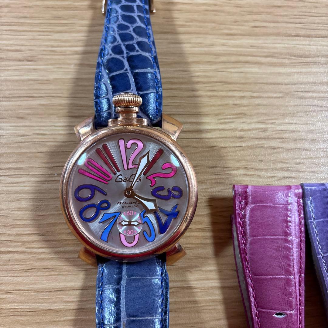 正規品　ガガミラノ　腕時計（本体と替えベルト4本