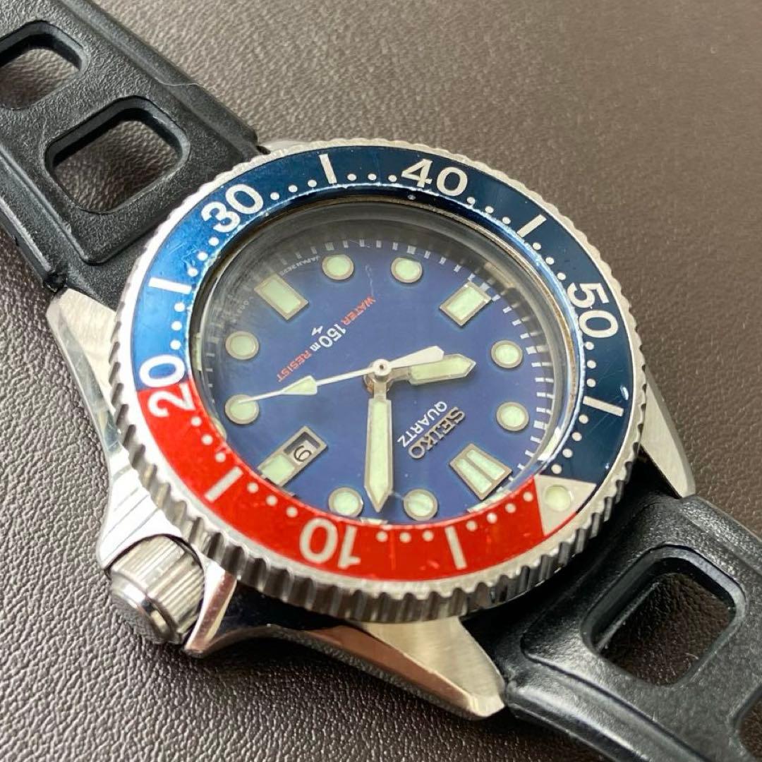 セイコー ダイバー ペプシベゼル 亀戸2625-001B 1980.Sep 稼動