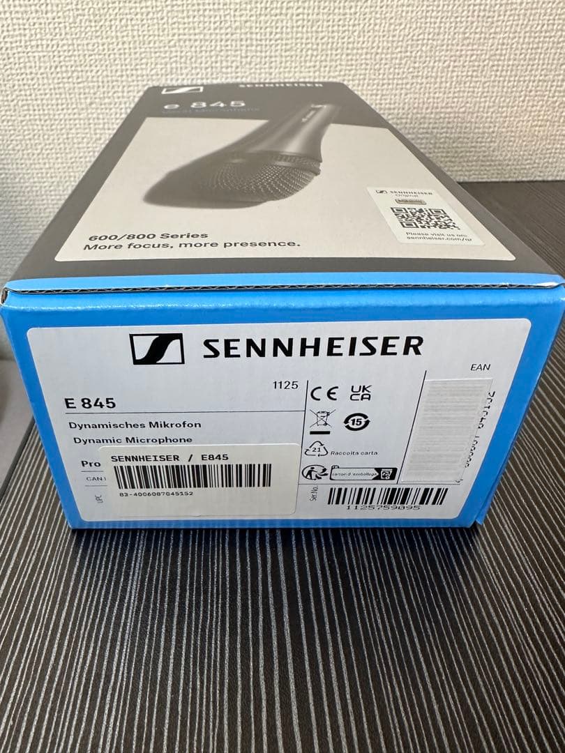 【新品未使用】Sennheiser e845ボーカルマイク ゼンハイザー