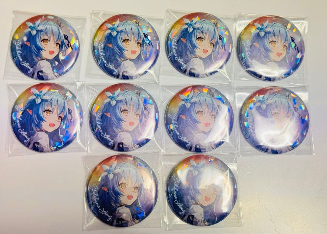 雪花ラミィ　ホロライブ 5th Fes ホログラム缶バッジ