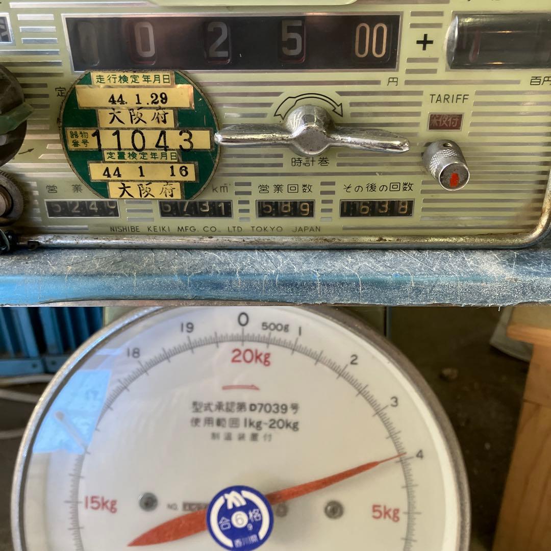 昭和レトロ　バス運賃メーター　大型車　運賃表　レトロ