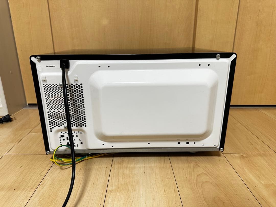 TWINBIRD ミラーガラストップ電子レンジ DR-D278 ブラック