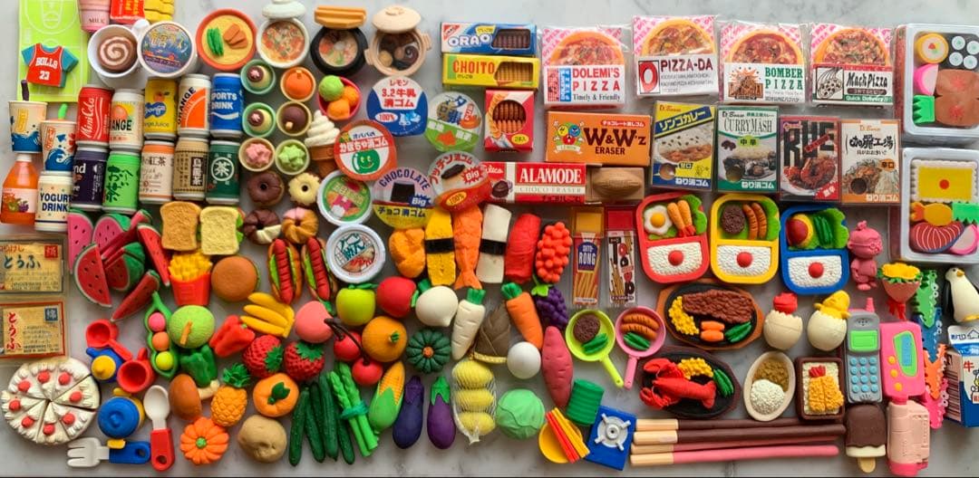 昭和レトロ　消しゴム　色々ミックスセット　まとめ売り