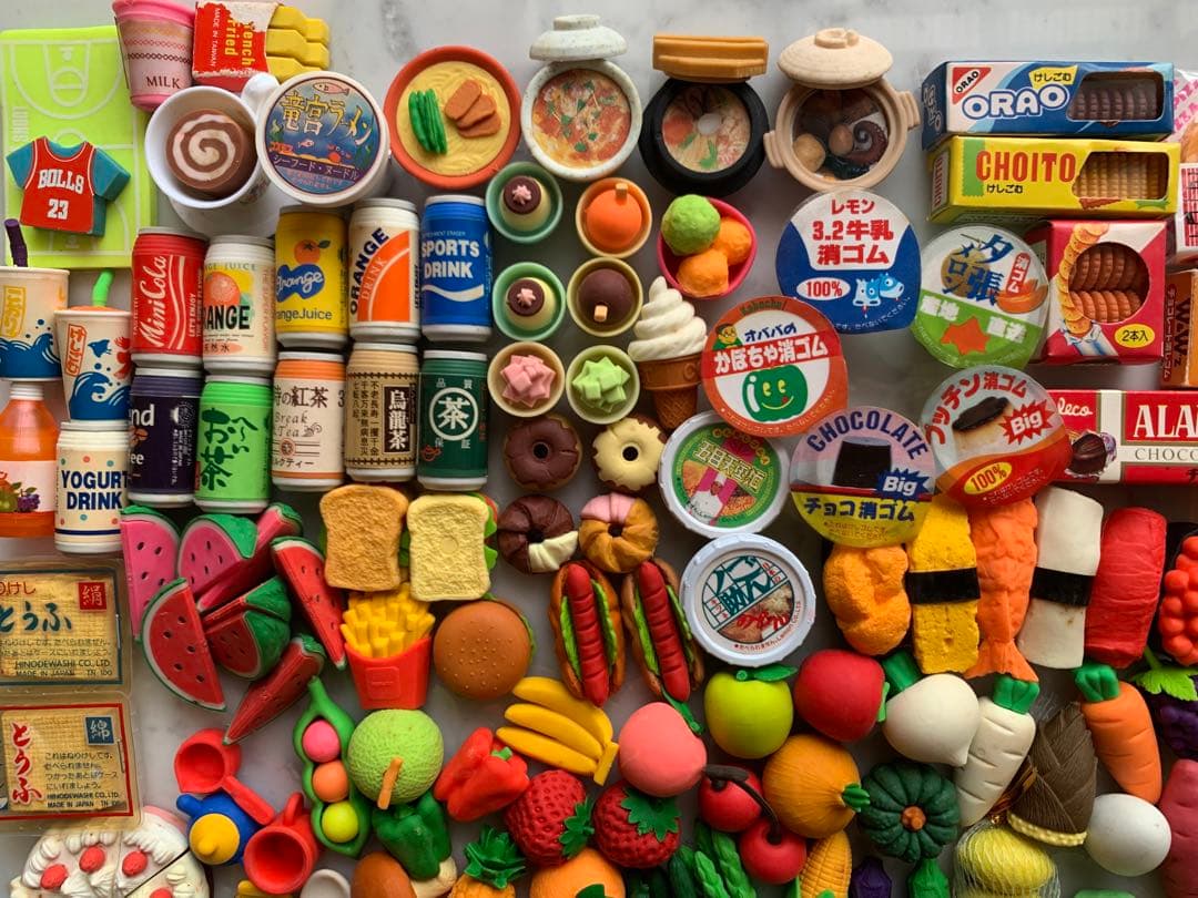 昭和レトロ　消しゴム　色々ミックスセット　まとめ売り