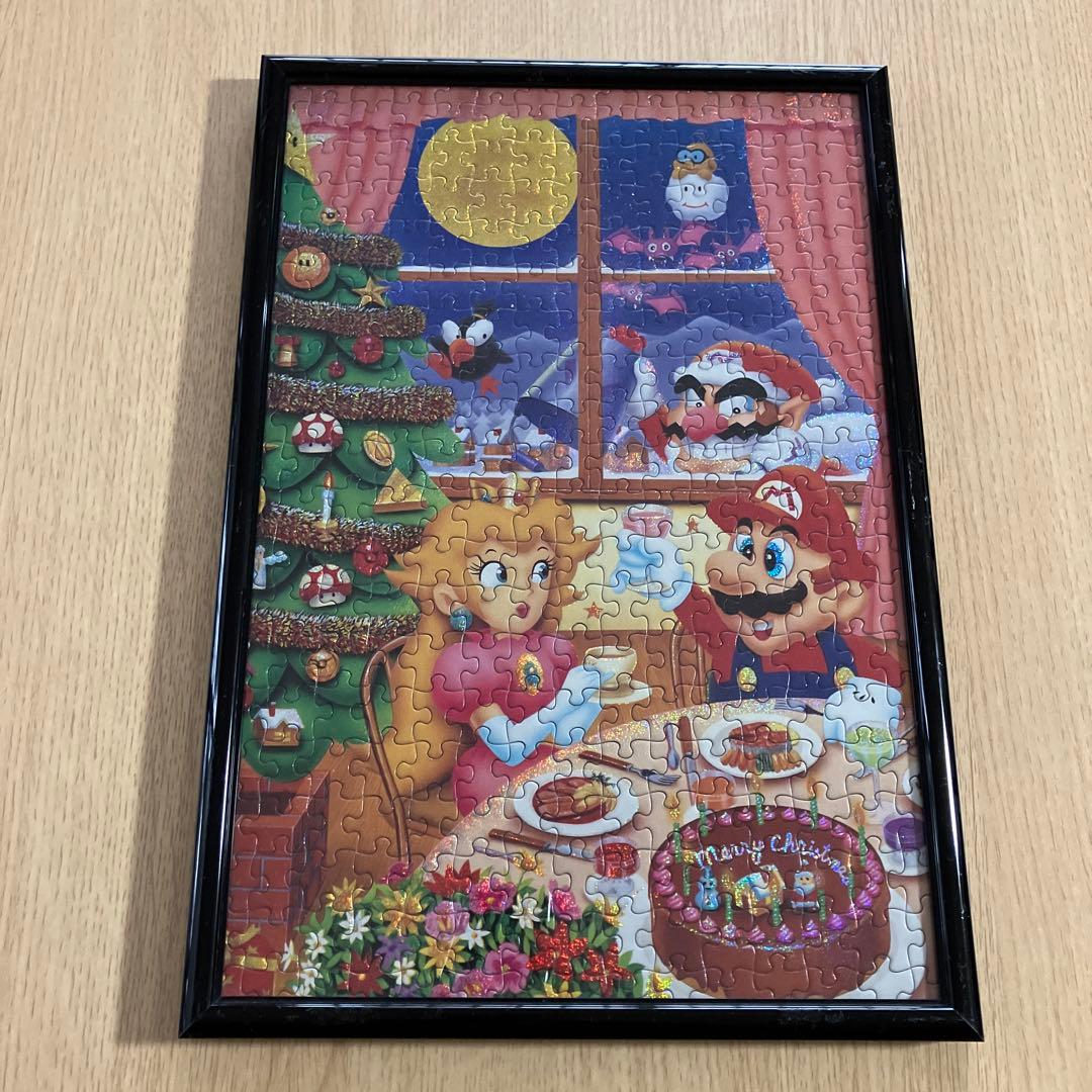 スーパーマリオ　クリスマス　ジグソーパズル　セントラルホビー　完成品