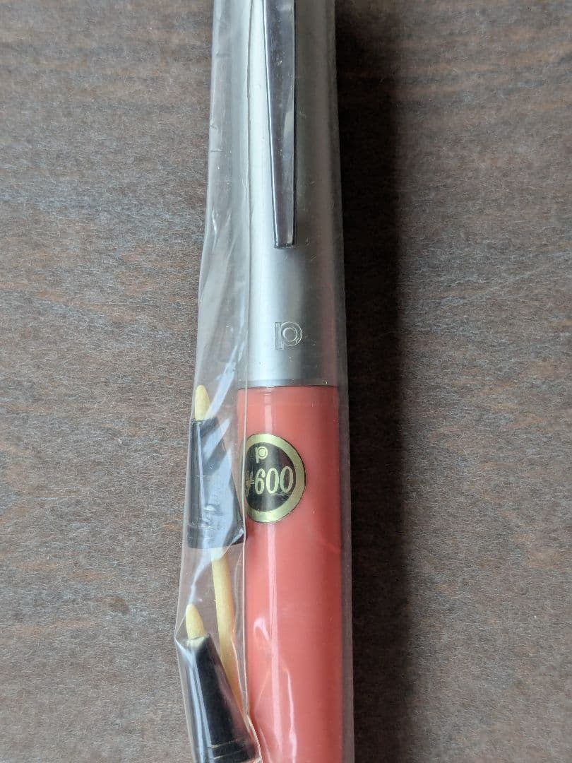 未使用 ペン未開封 PLATINUMソフトペンピンク＋新しいインク3本付き