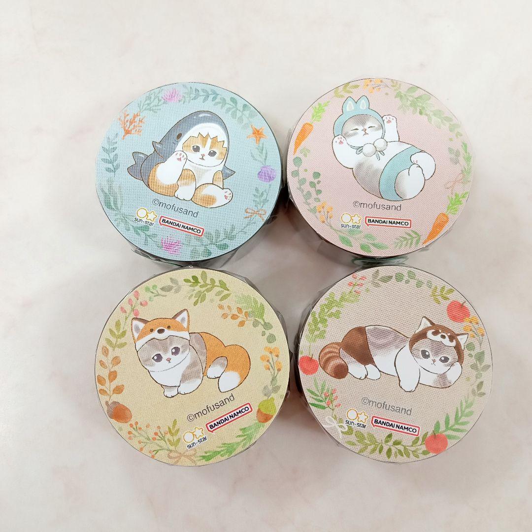 mofusand ★ 透明マスキングテープ　どうぶつ