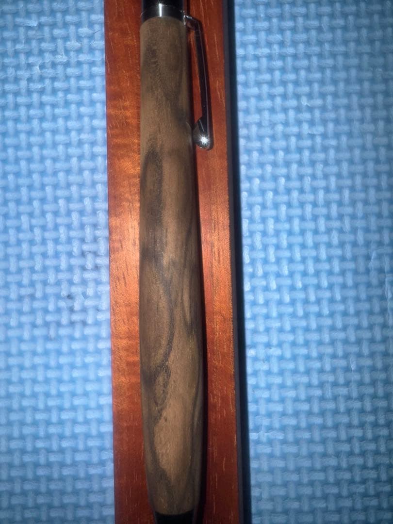 工房楔　黒柿孔雀杢　ペンシル