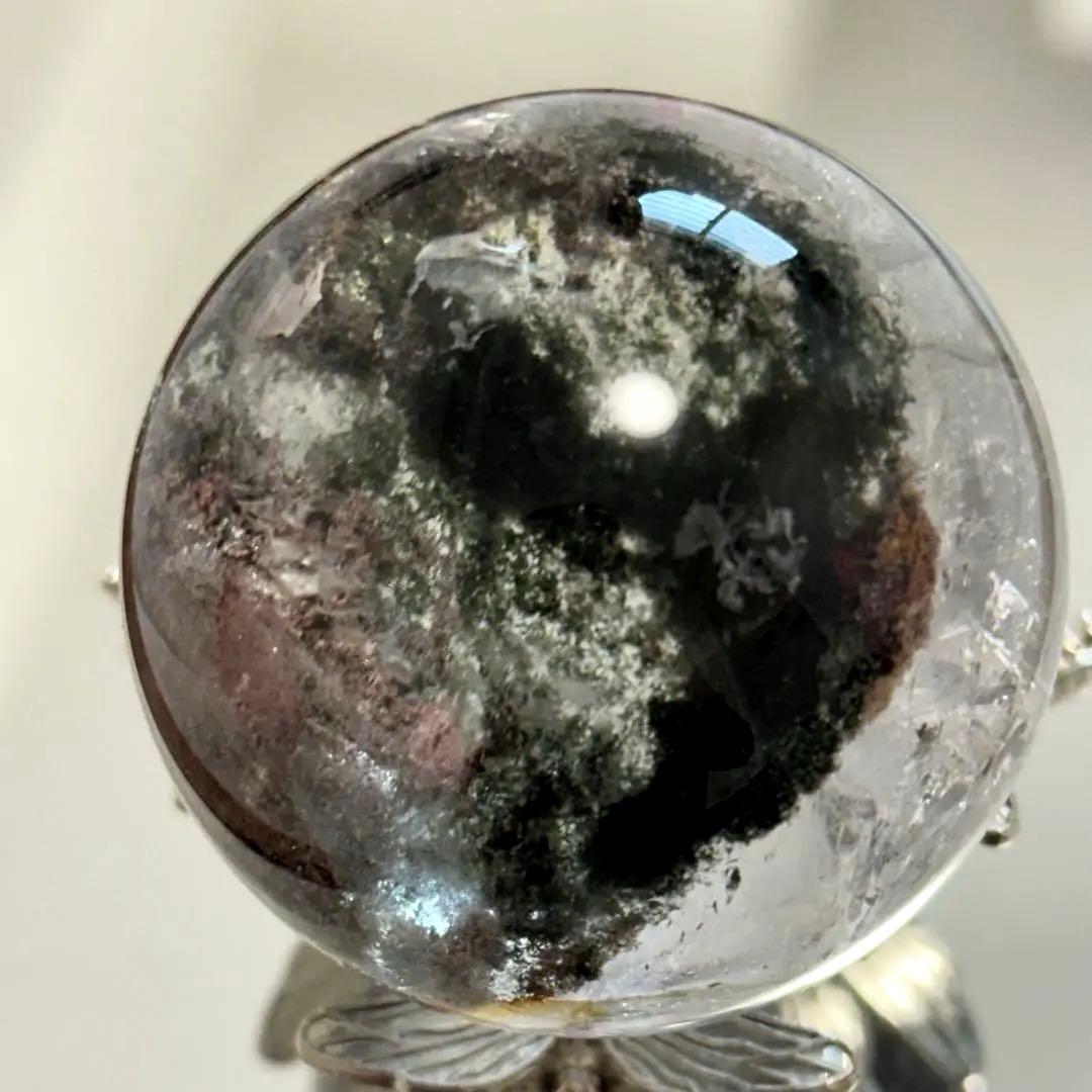 激安SALE【高品質】 約5.3cmガーデンクォーツスフィア 天然石 浄化