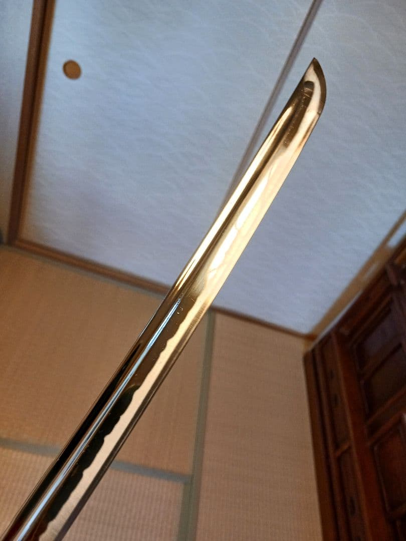 居合模造刀、本確居合者、居合女子、鑑賞、向き、本サメ本木、鍔刃渡り61cm、