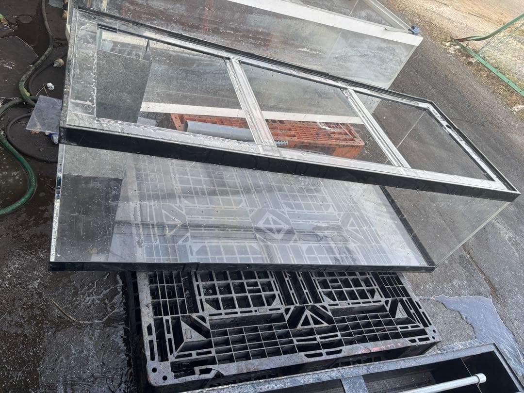 1500 600 500 水槽のみ　コーナーカバーおまけ　送料込み　アクリル水槽