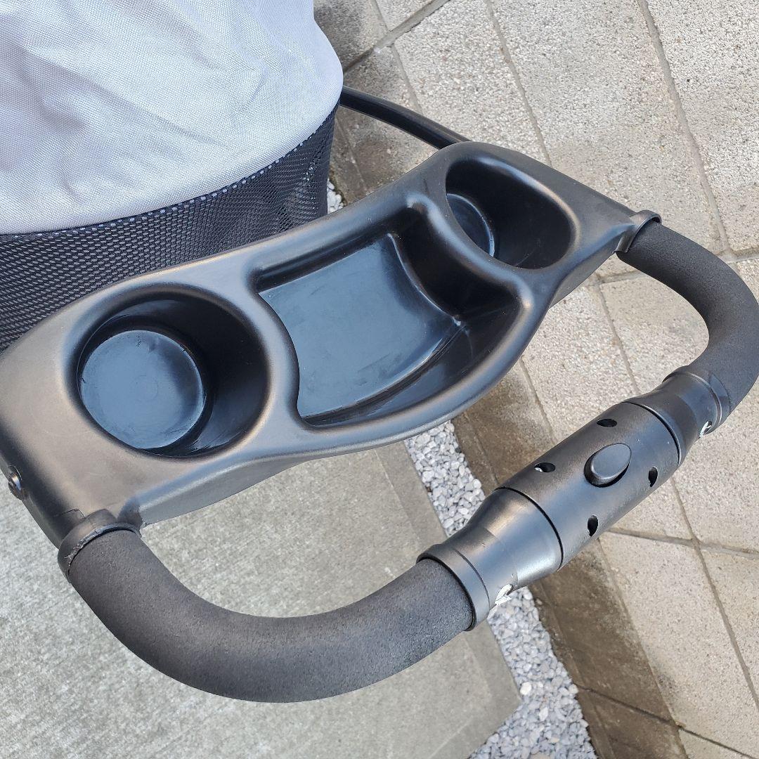 大阪熊ペットカート 分離型 グレー 中小型「BELLO」 極美品