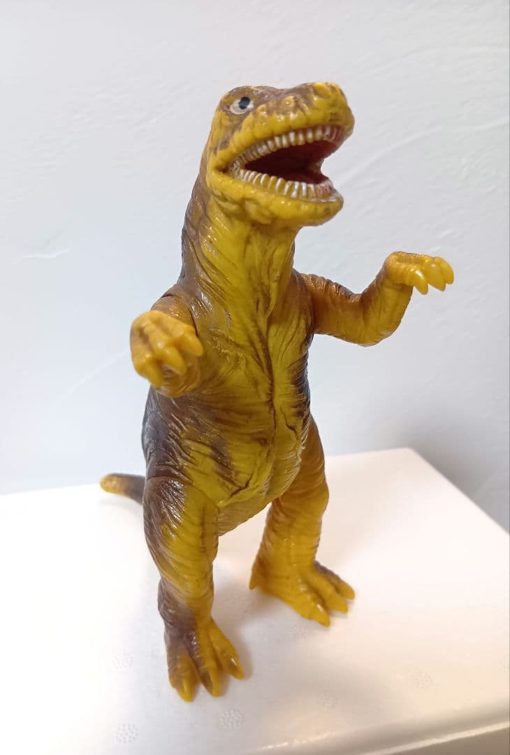 【当時物・希少・昭和レトロ】チラノザウルス　日東河田ソフト怪獣シリーズ
