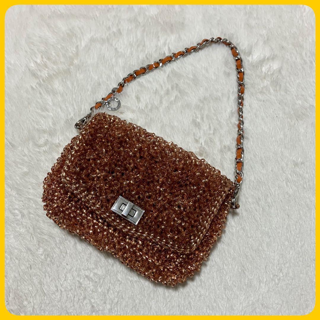 ANTEPRIMA ルッケット ハンド バッグ チェーン ターンロック