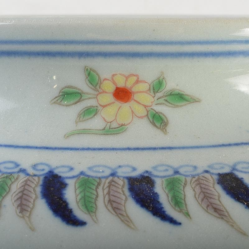 中国　大明萬暦年製　五彩　神獣文　壷　高さ約34cm　V　R7165F