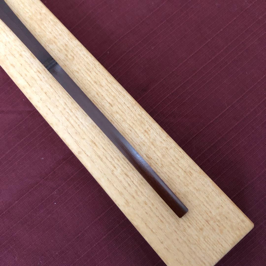 大徳寺　大亀老師煤竹茶杓　在銘『和心』茶道具　裏千家