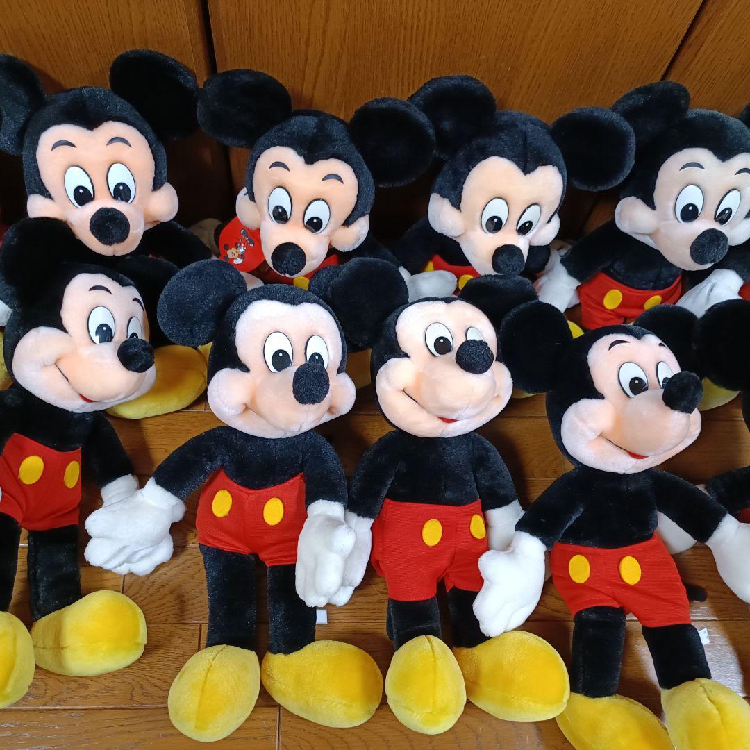 ミッキーマウス ぬいぐるみ まとめ売り レトロ
